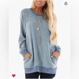 NWT! SUPER SOFT OVERSIZED LONG SLEEVE WITH POCKETS 🔹 SUPER COZY!